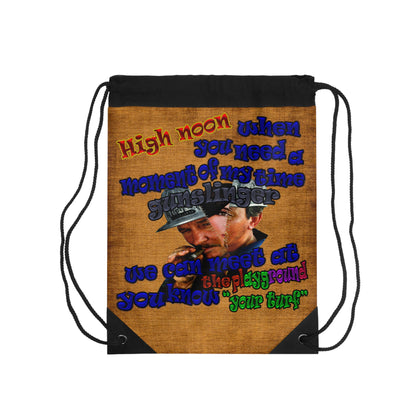 high noon - Drawstring Bag (dichromatic brown papyrus)
