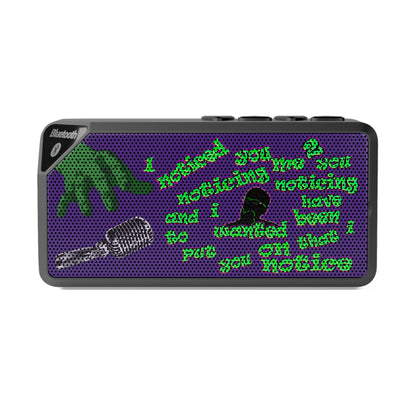 noticed you noticing - Jabba Bluetooth Speaker (purple)