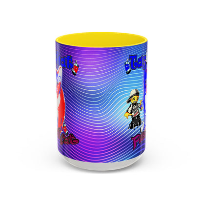 tag that - Accent Mug (purple wave)
