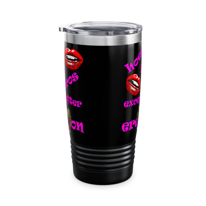 hoes b4 bros - Ringneck Tumbler, 20oz (black)