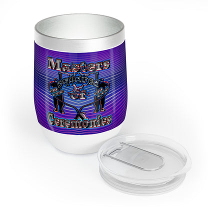 em cee squared - Chill Wine Tumbler (purple wave)