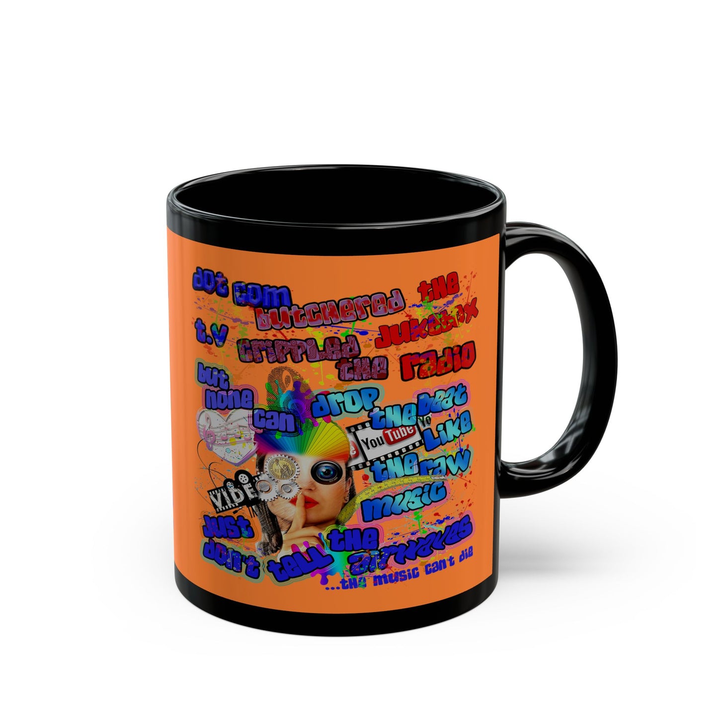 drop the beat - Black Mug (crusta)