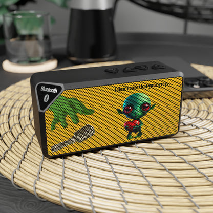 I don't care that your grey - Jabba Bluetooth Speaker (yellow)