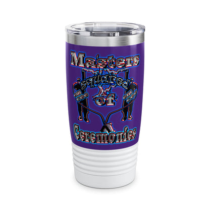 em cee squared - Ringneck Tumbler, 20oz (purple)