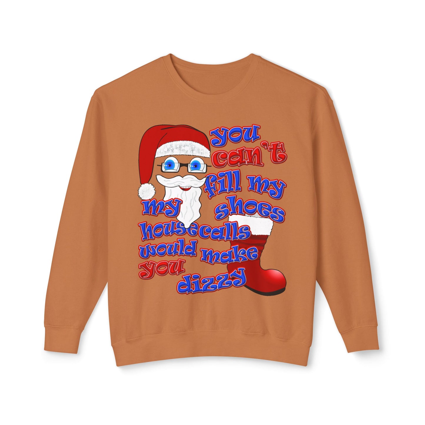 santa's shoes - Unisex Lightweight Crewneck Sweatshirt