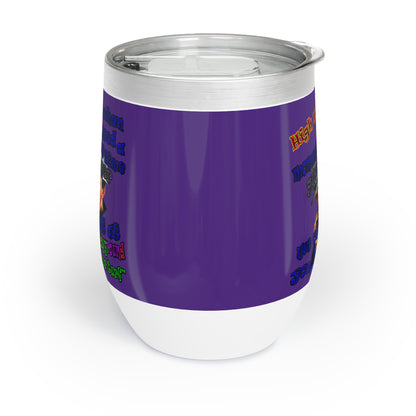 high noon - Chill Wine Tumbler (purple)