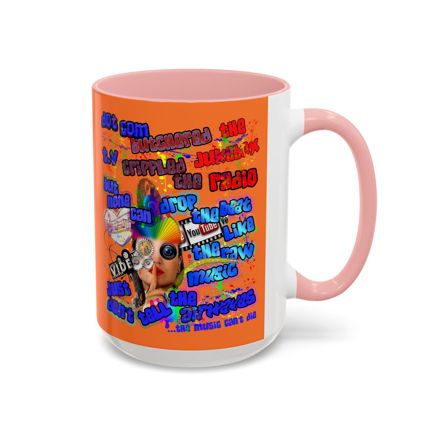 drop the beat - Accent Mug (crusta)
