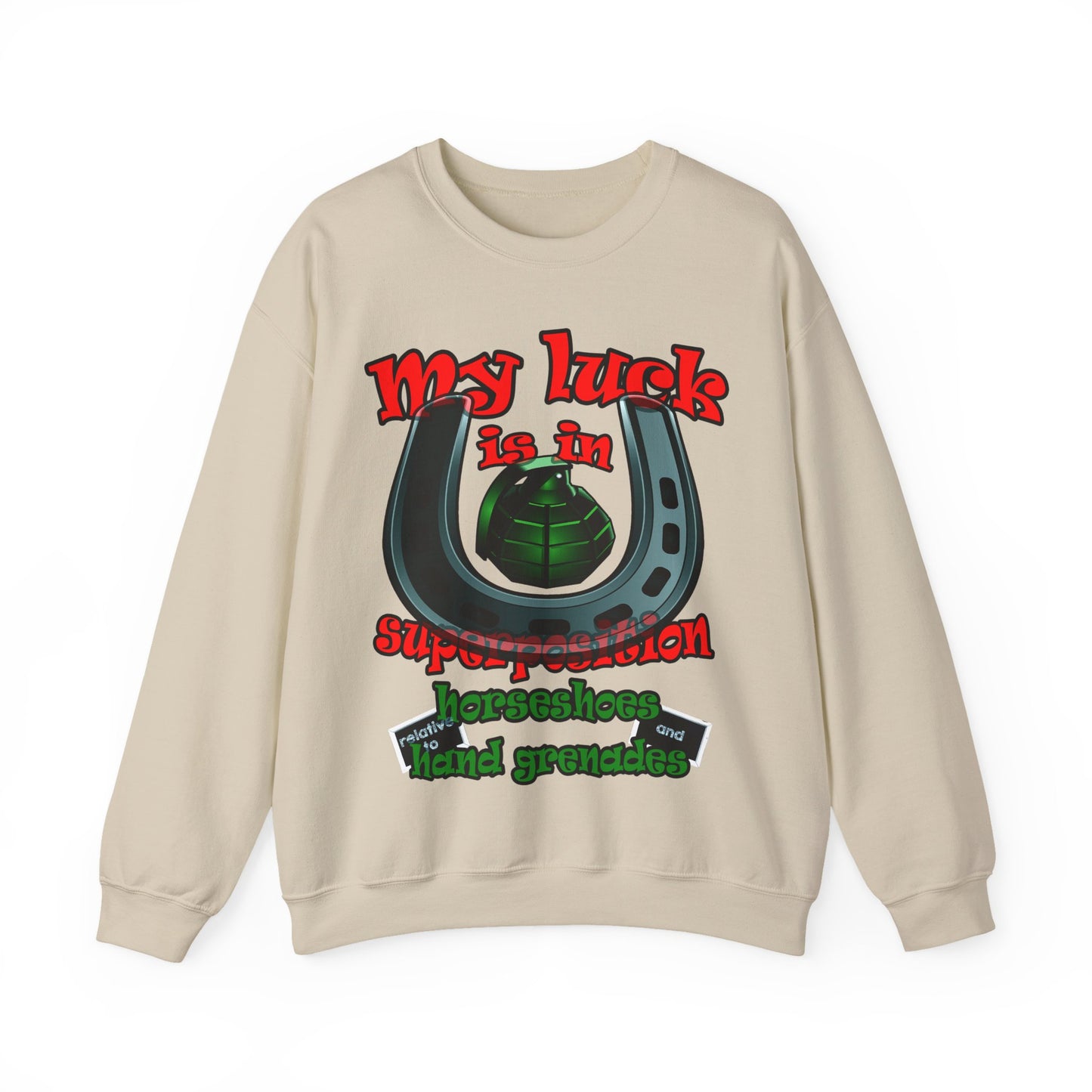my luck - Unisex Heavy Blend™ Crewneck Sweatshirt