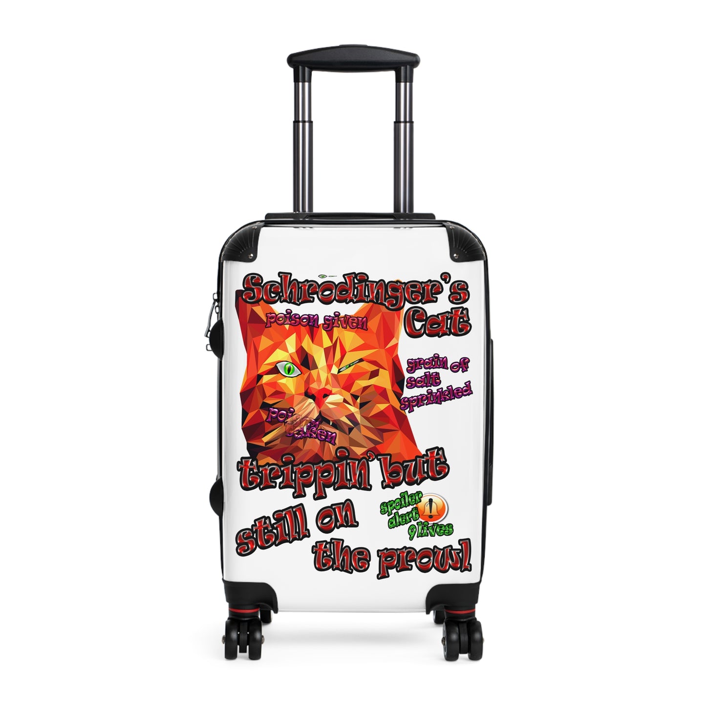 schrodinger's cat - Suitcase (white)