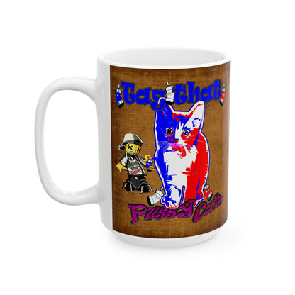 tag that - White Mug (brown papyrus)