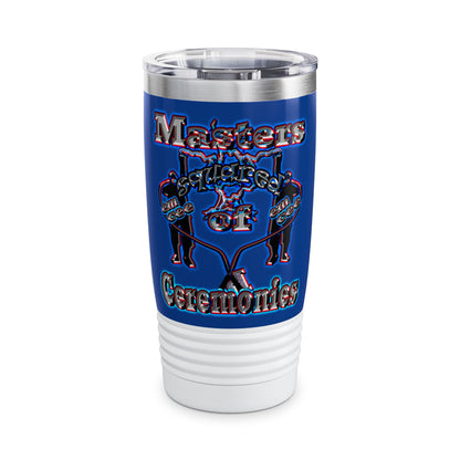 em cee squared - Ringneck Tumbler, 20oz (dark blue)