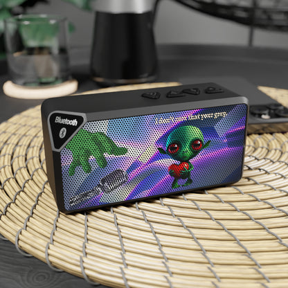 I don't care that your grey - Jabba Bluetooth Speaker (grey-pink wave)