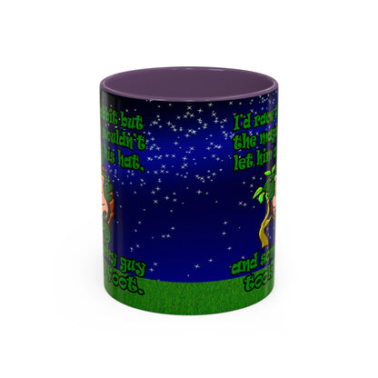 turtle race - Accent Mug ('snoops' background)