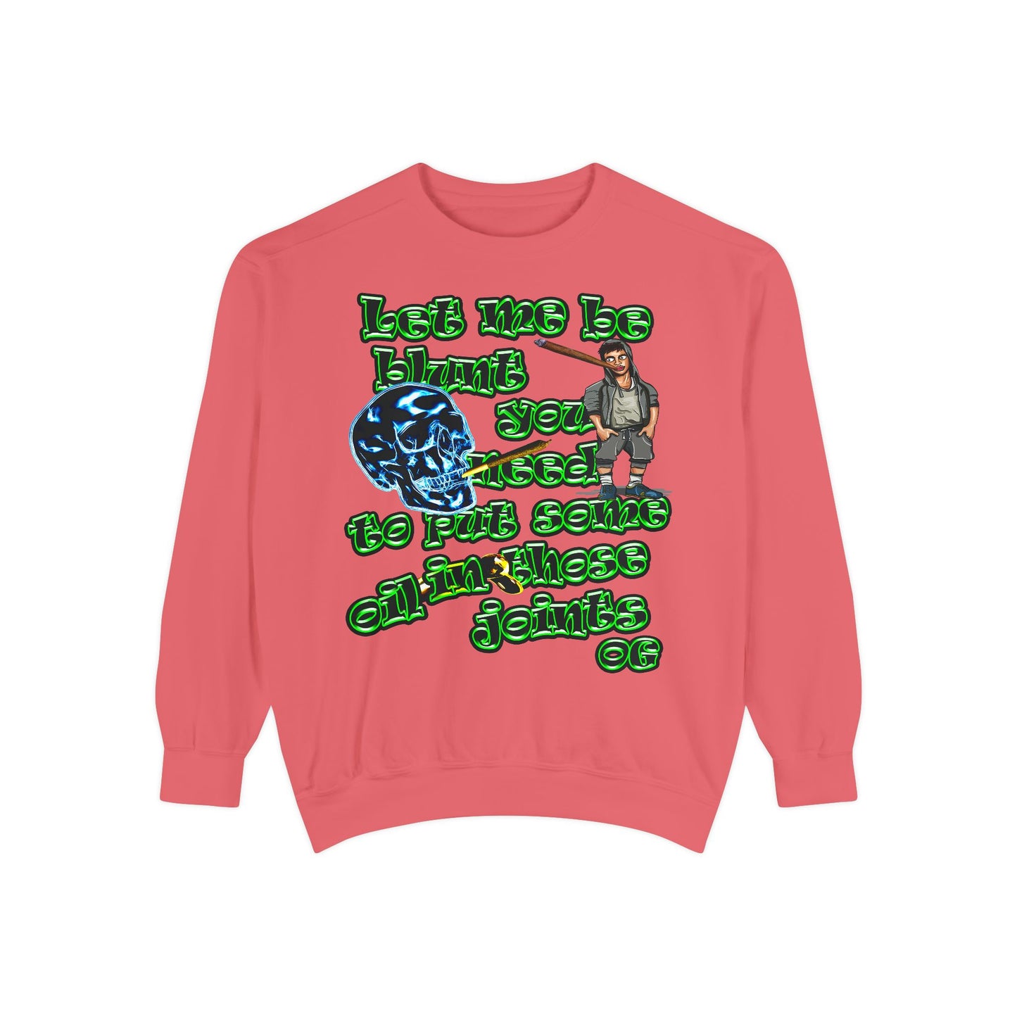 og - Unisex Garment-Dyed Sweatshirt