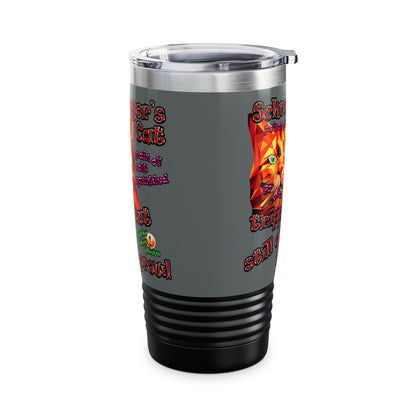 schrodinger's cat - Ringneck Tumbler, 20oz (dark grey)