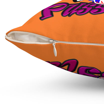 tag that - Spun Polyester Square Pillow - (crusta)
