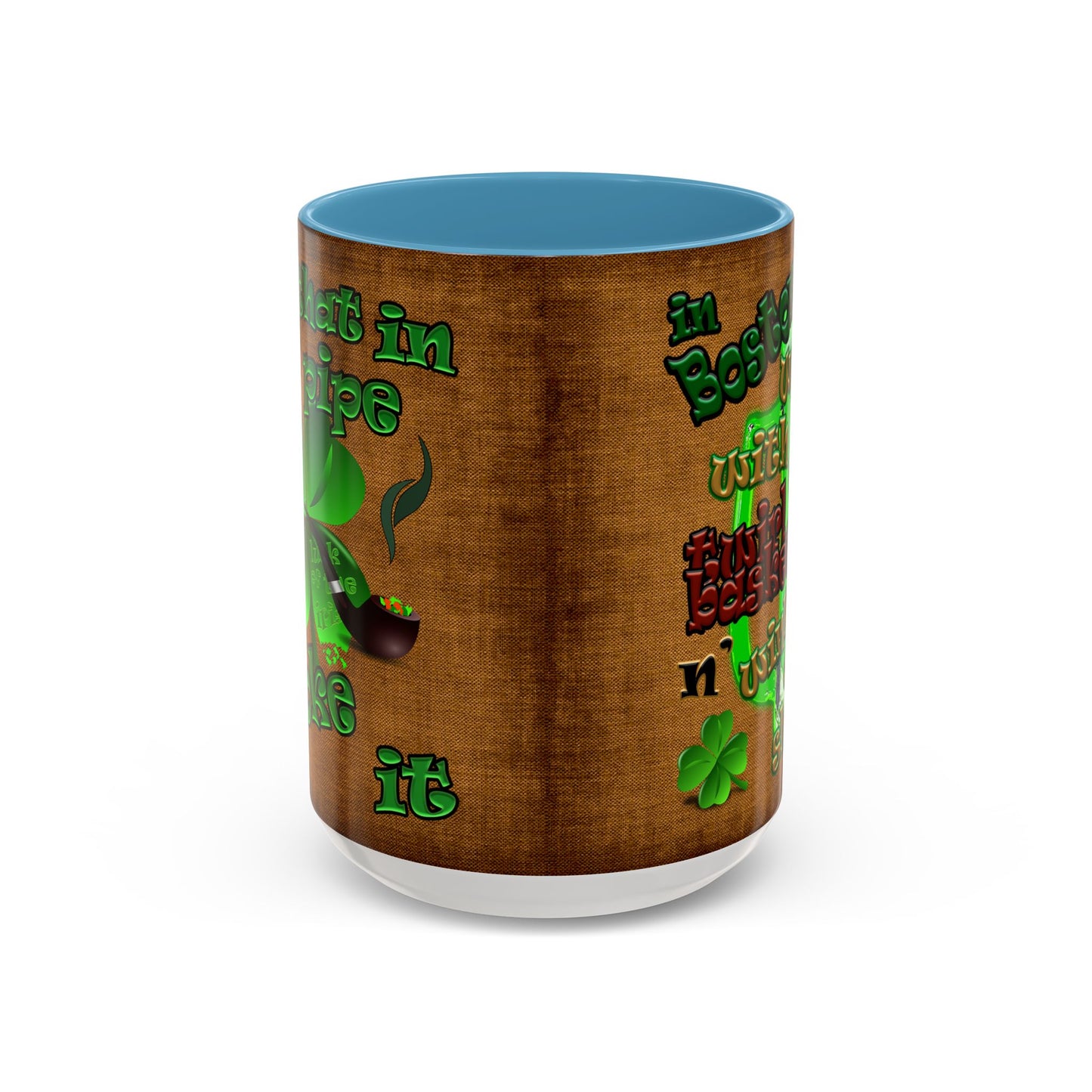 celtics logo - Accent Mug (brown papyrus)