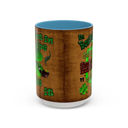 celtics logo - Accent Mug (brown papyrus)