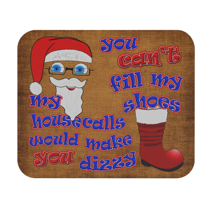 santa's shoes - Mouse Pad (Rectangle) (brown papyrus)