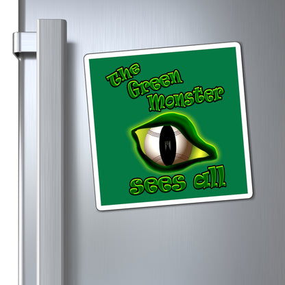 green monster - Magnets - (dark green)