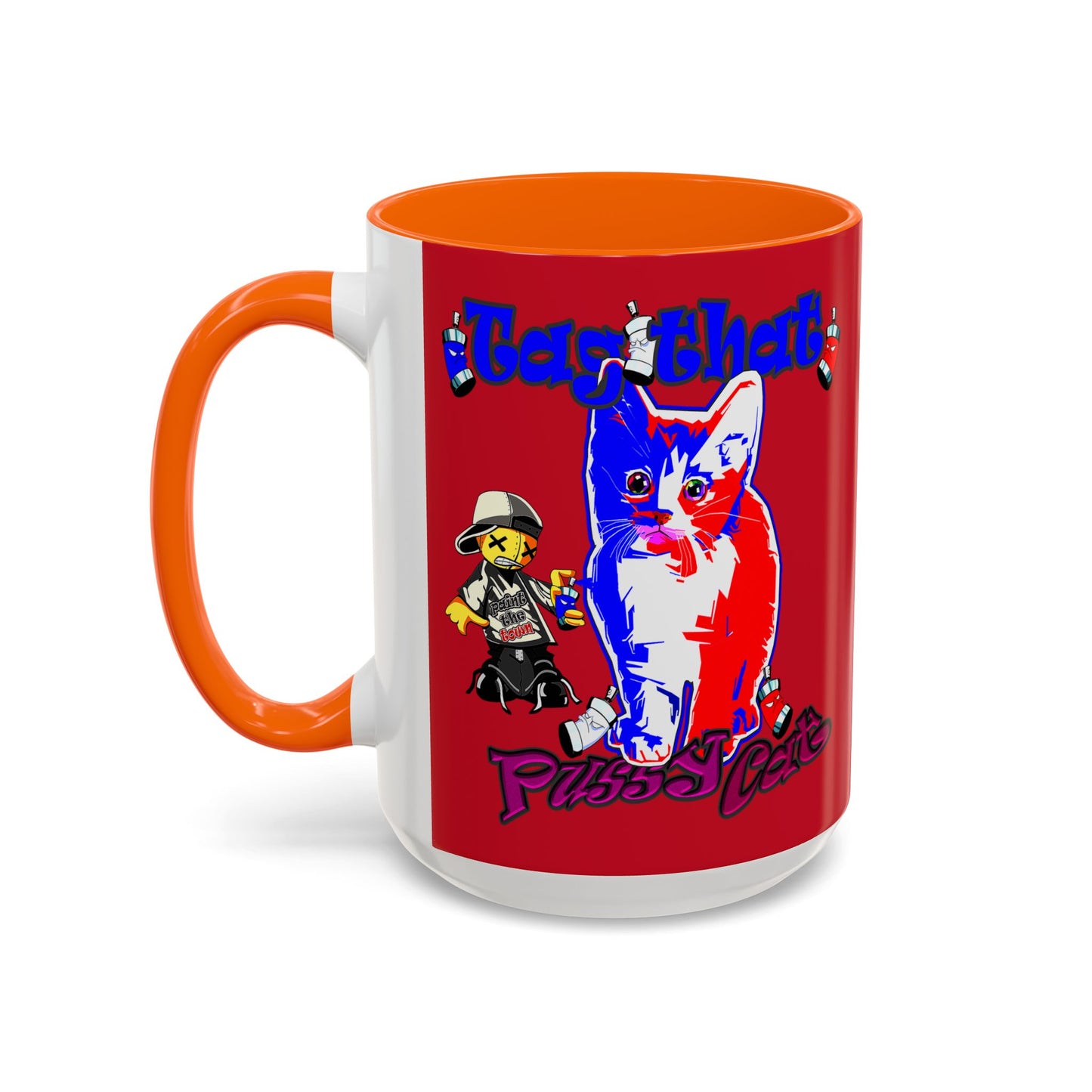 tag that - Accent Mug (dark red)
