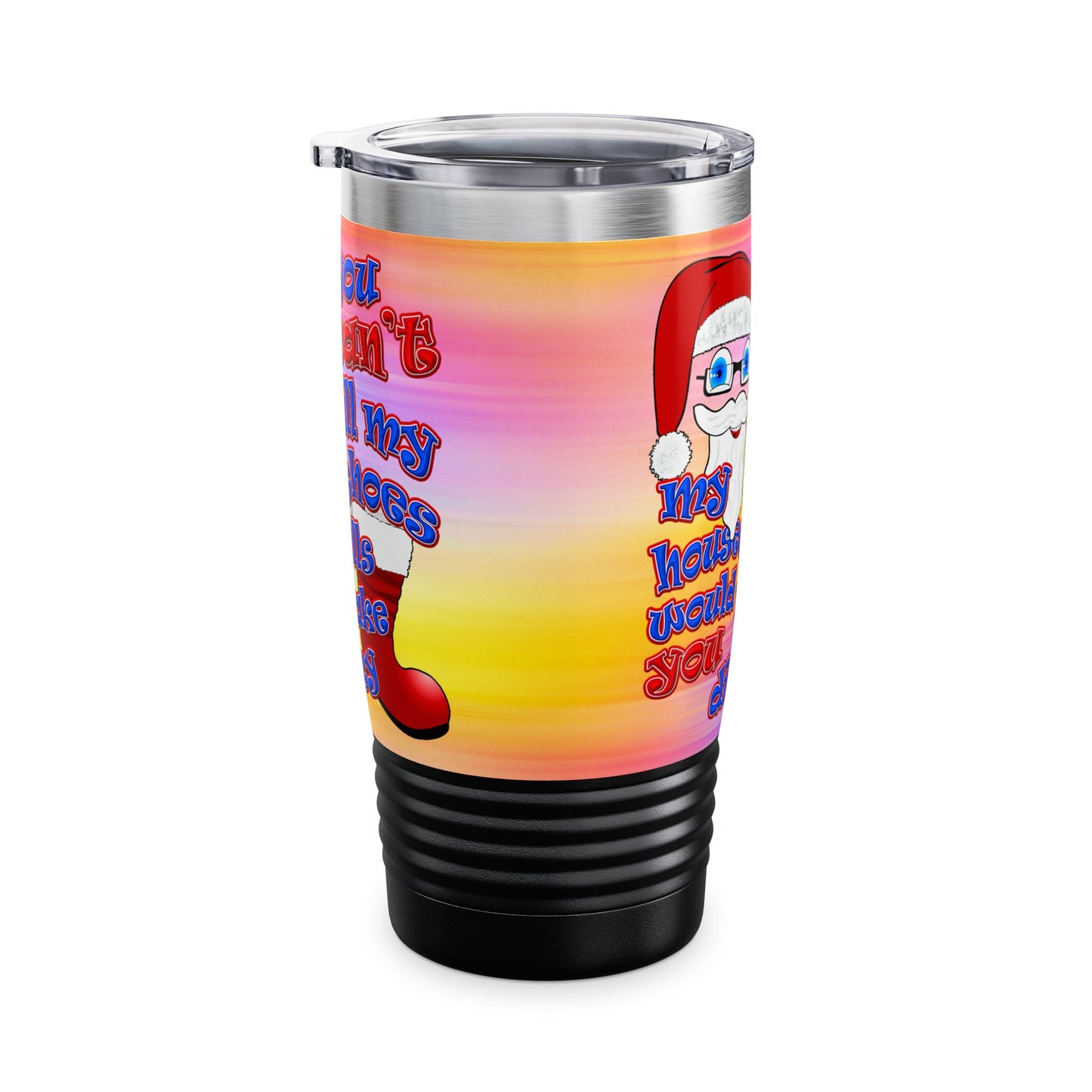 santa's shoes - Ringneck Tumbler, 20oz (color blur)
