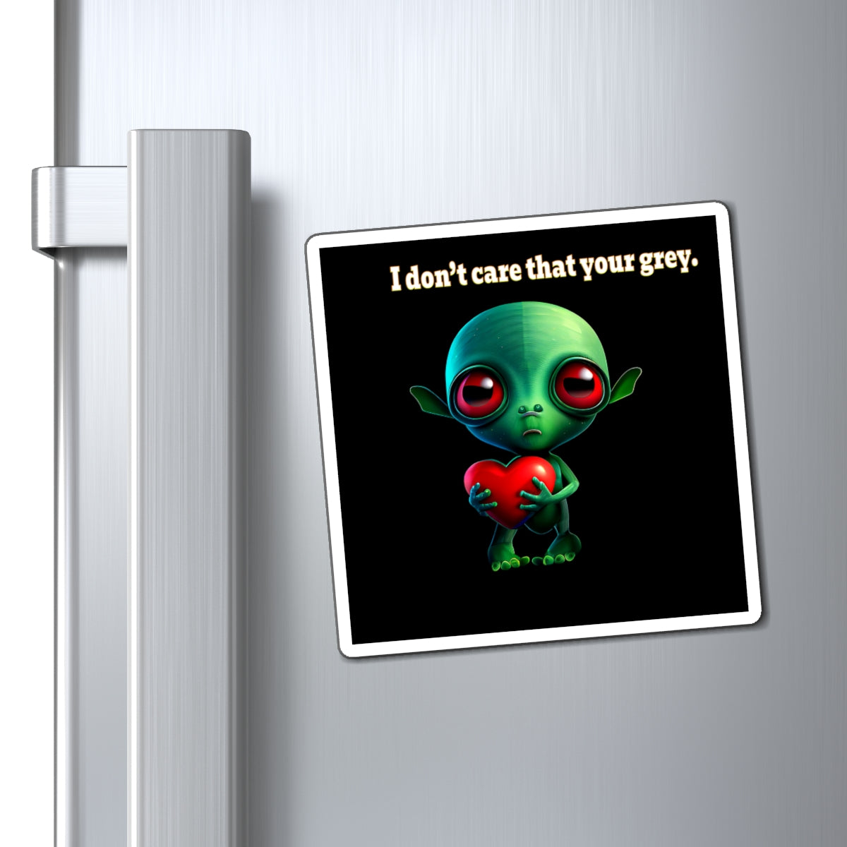 I don't care that your grey - Magnets - (black)