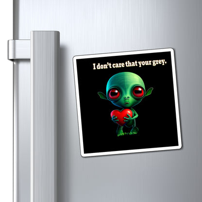 I don't care that your grey - Magnets - (black)