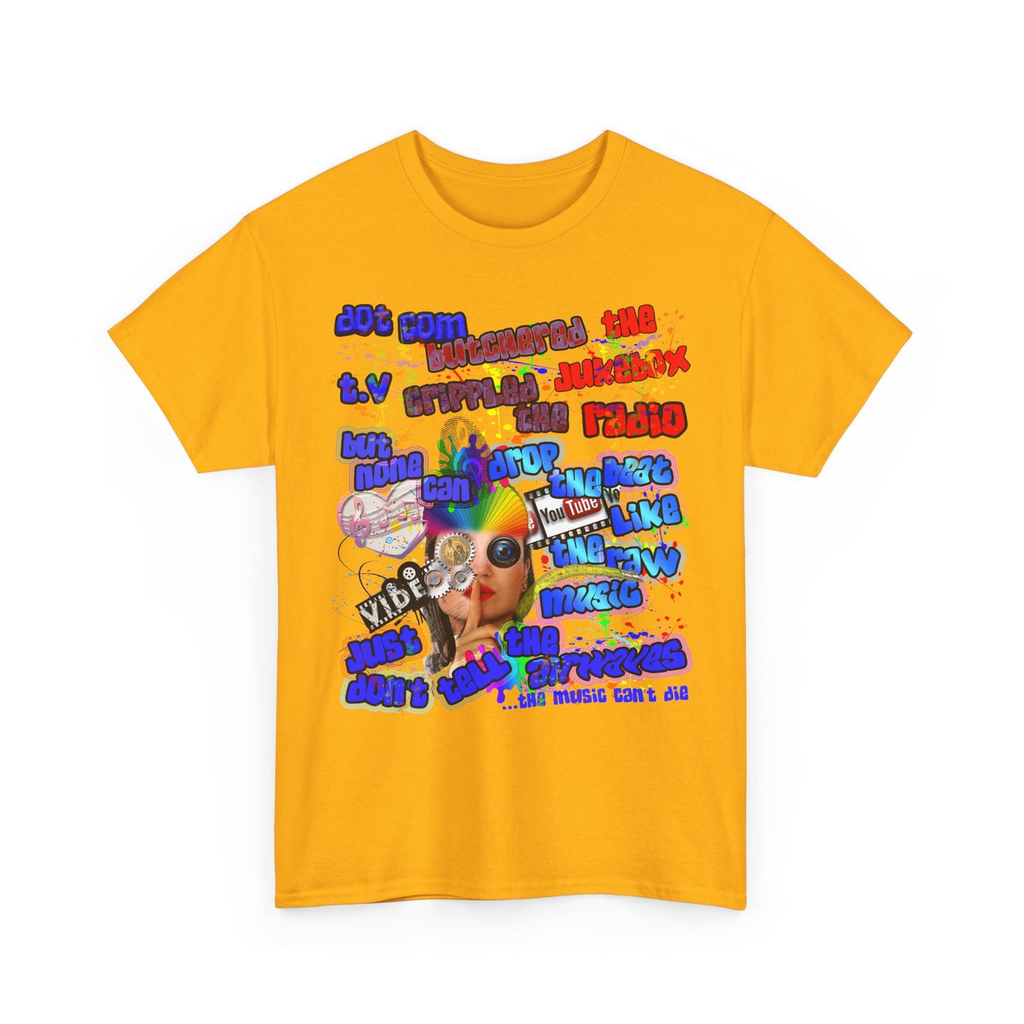 drop the beat - Unisex Heavy Cotton Tee