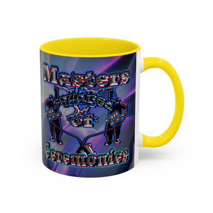 em cee squared - Accent Mug (grey-pink wave)