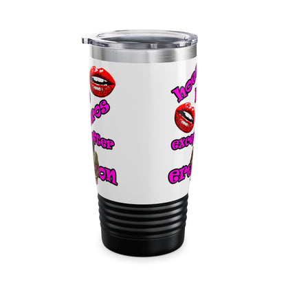 hoes b4 bros - Ringneck Tumbler, 20oz (white)