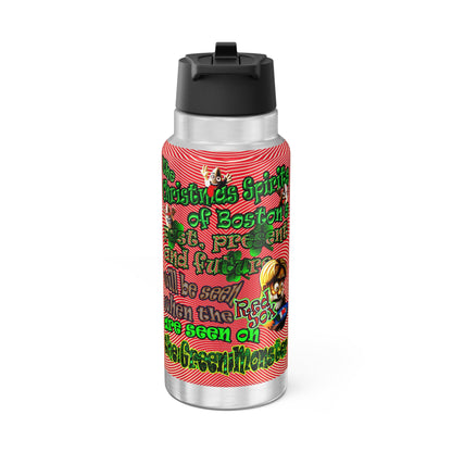 christmas spirits of boston - Gator Tumbler, 32oz  (yellow-orange wave)