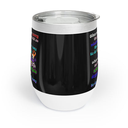 doggystyle - Chill Wine Tumbler (black)
