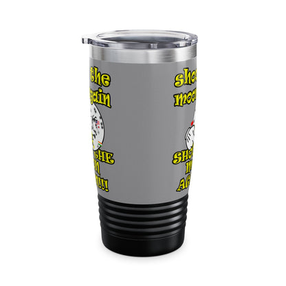 shoot the moon again - Ringneck Tumbler, 20oz (grey)