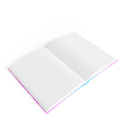 doggystyle - journal-blank (light blue-pink wave)