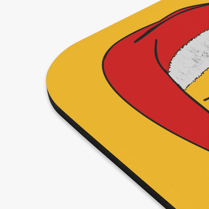 santa's shoes - Mouse Pad (Rectangle) (yellow)