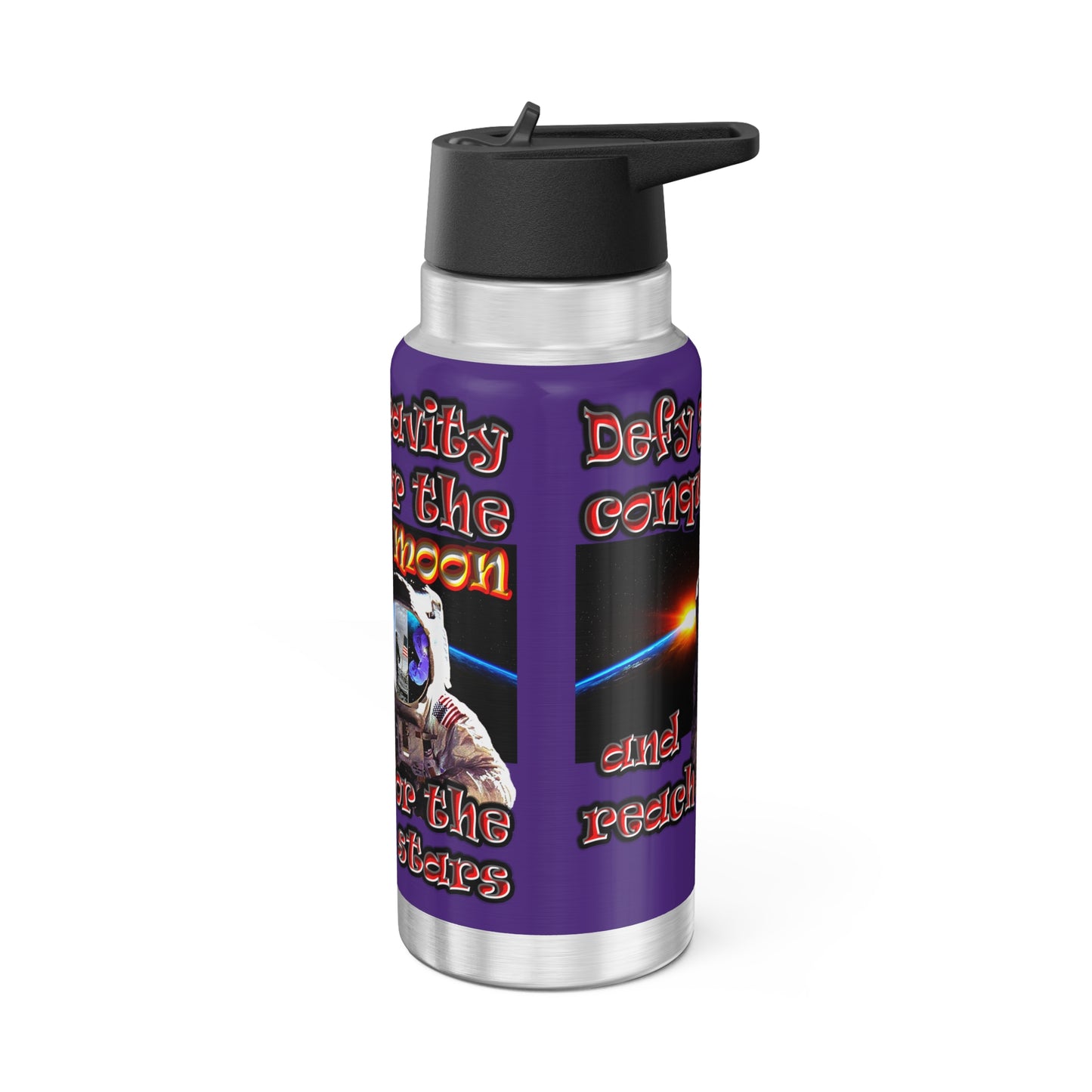 defy conquer reach - Gator Tumbler, 32oz (purple)