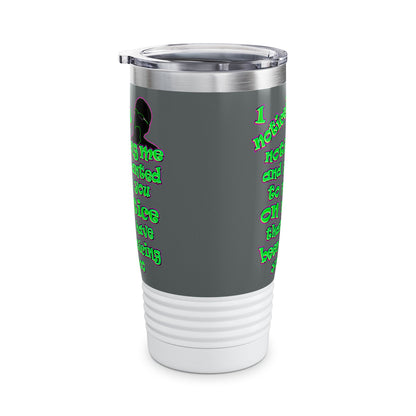 noticed you noticing - Ringneck Tumbler, 20oz (dark grey)