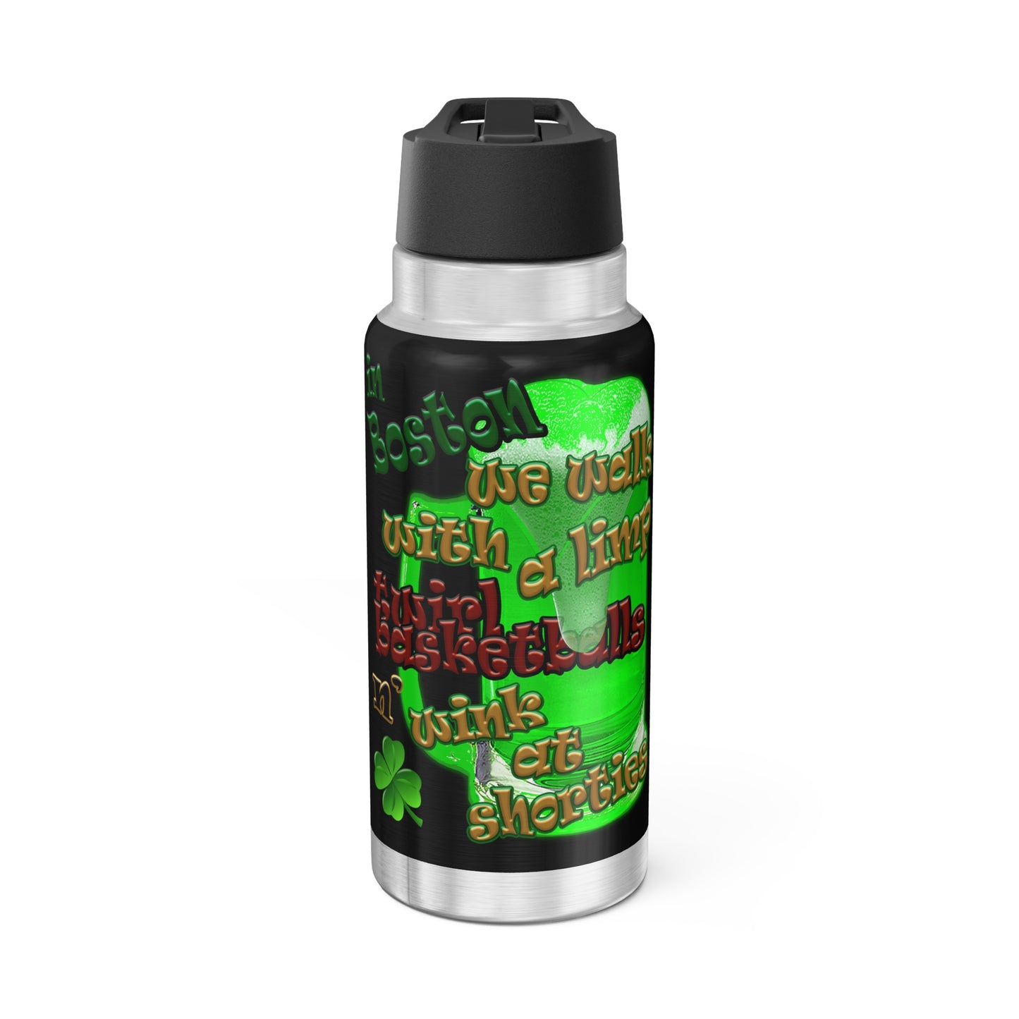 celtics logo - Gator Tumbler, 32oz (black)
