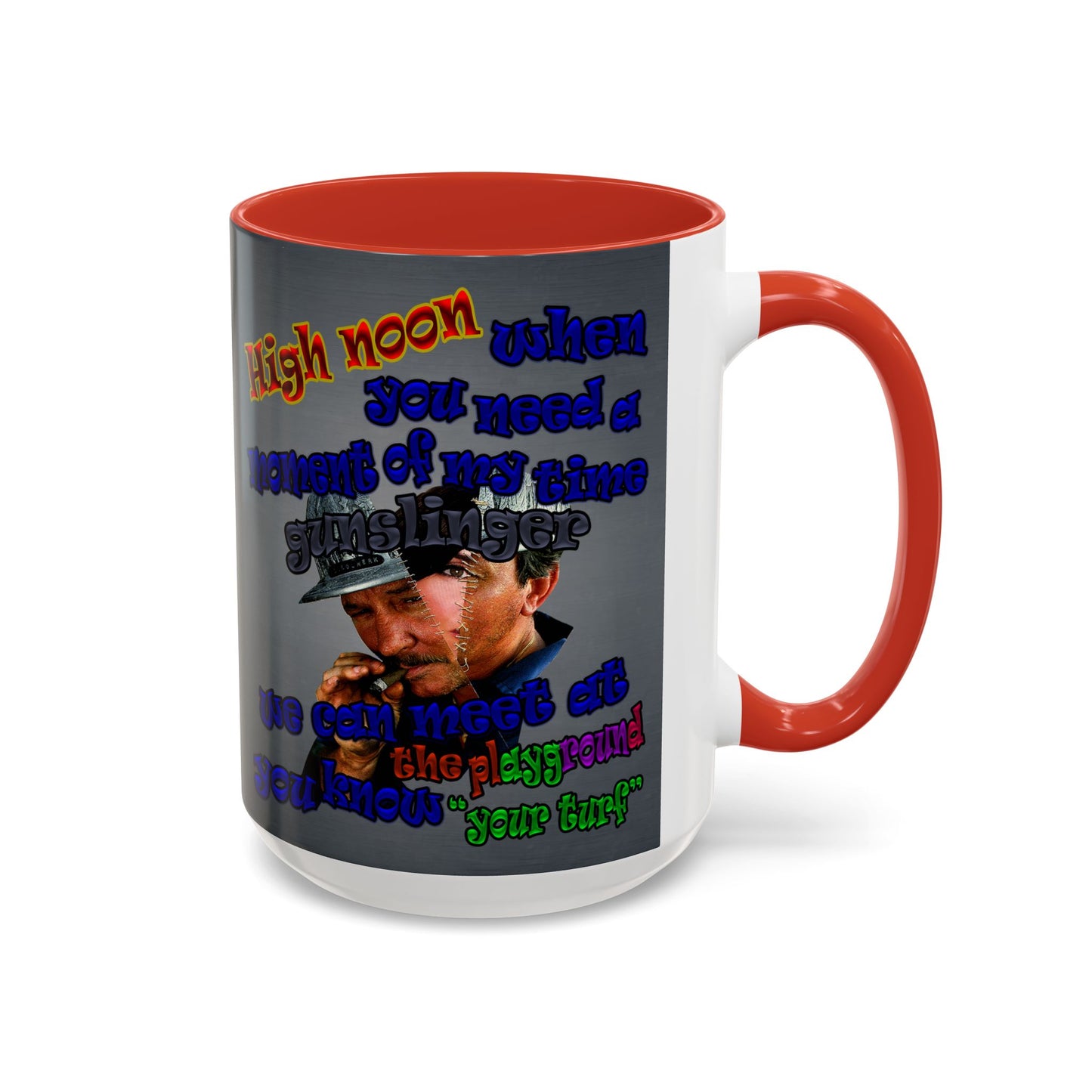high noon - Accent Mug (grey-light grey)