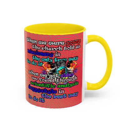 doggystyle - Accent Mug (yellow-orange wave)