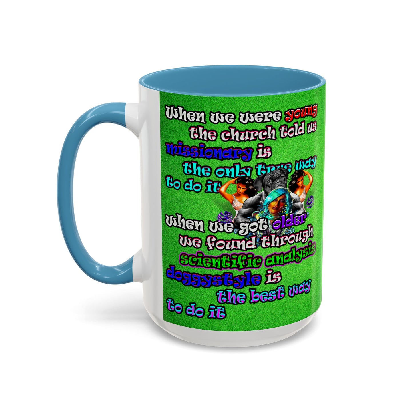 doggystyle - Accent Mug (green turf)