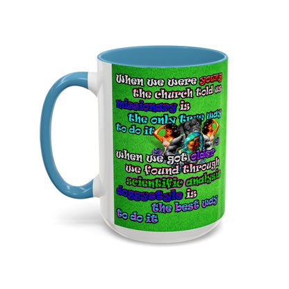 doggystyle - Accent Mug (green turf)