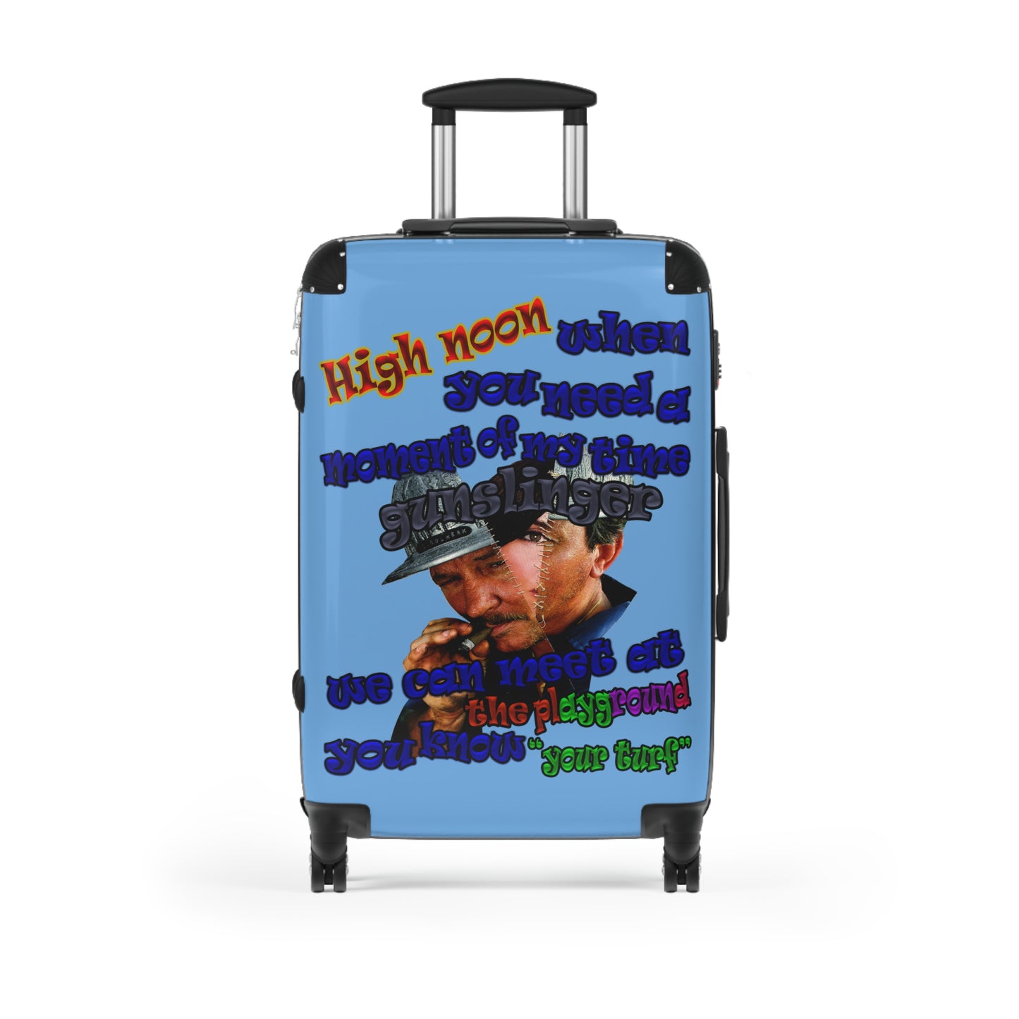 high noon - Suitcase (light blue)