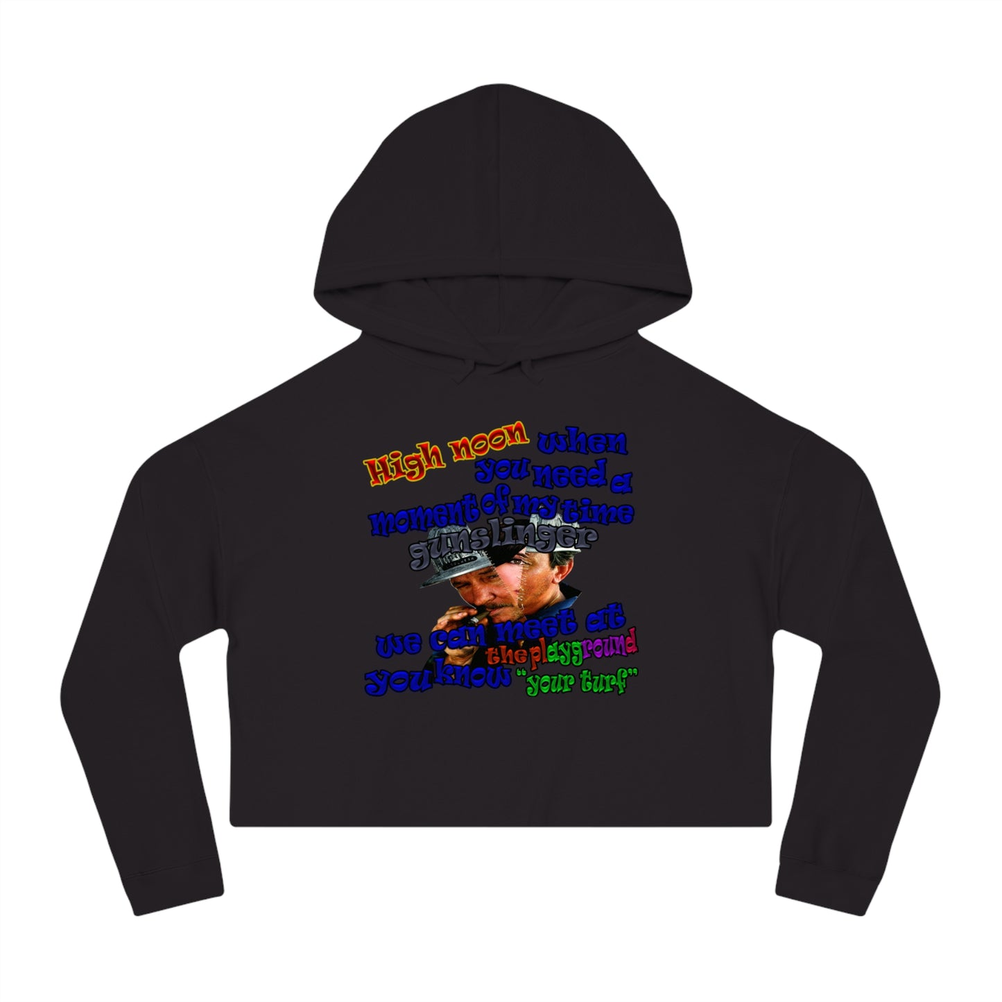 high noon - Women’s Cropped Hooded Sweatshirt