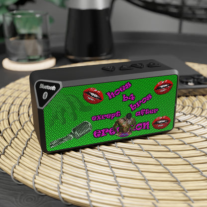 hoes b4 bros - Jabba Bluetooth Speaker (logo green)