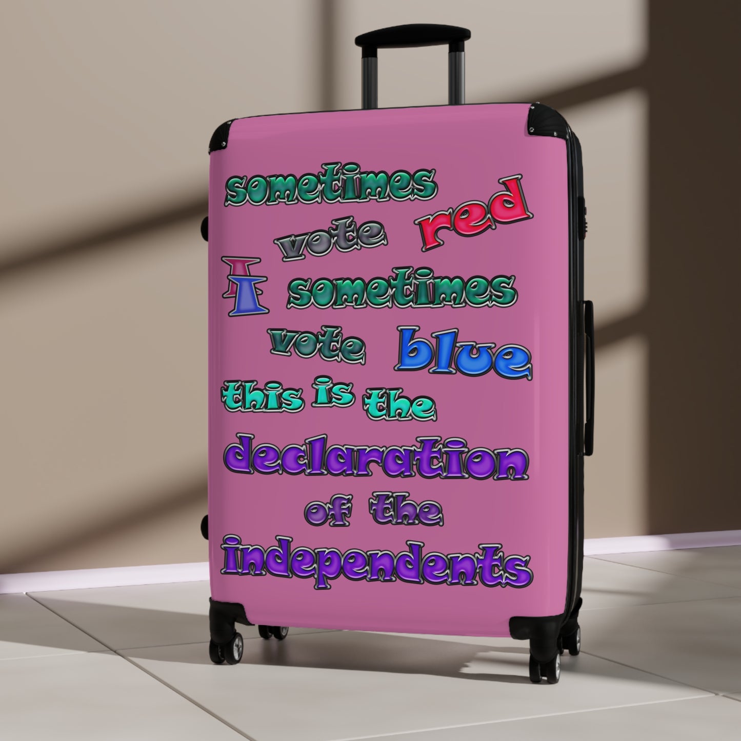 declaration of the independents - Suitcase (light pink)