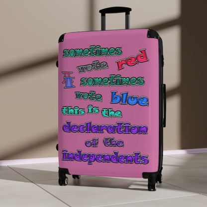 declaration of the independents - Suitcase (light pink)