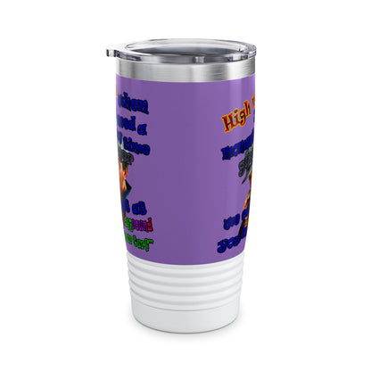 high noon - Ringneck Tumbler, 20oz (light purple)