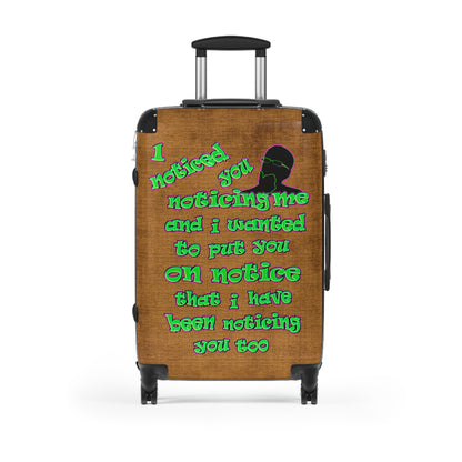noticed you noticing - Suitcase (brown papyrus)